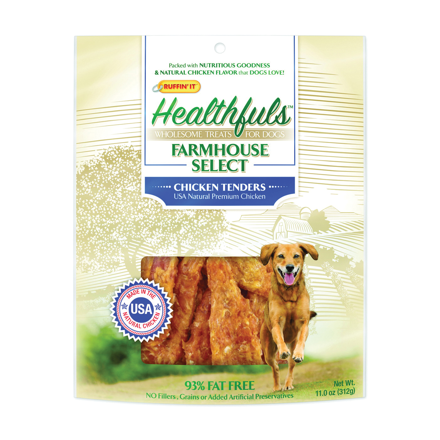 08500 Dog Treat, 11 oz, Chicken Tender