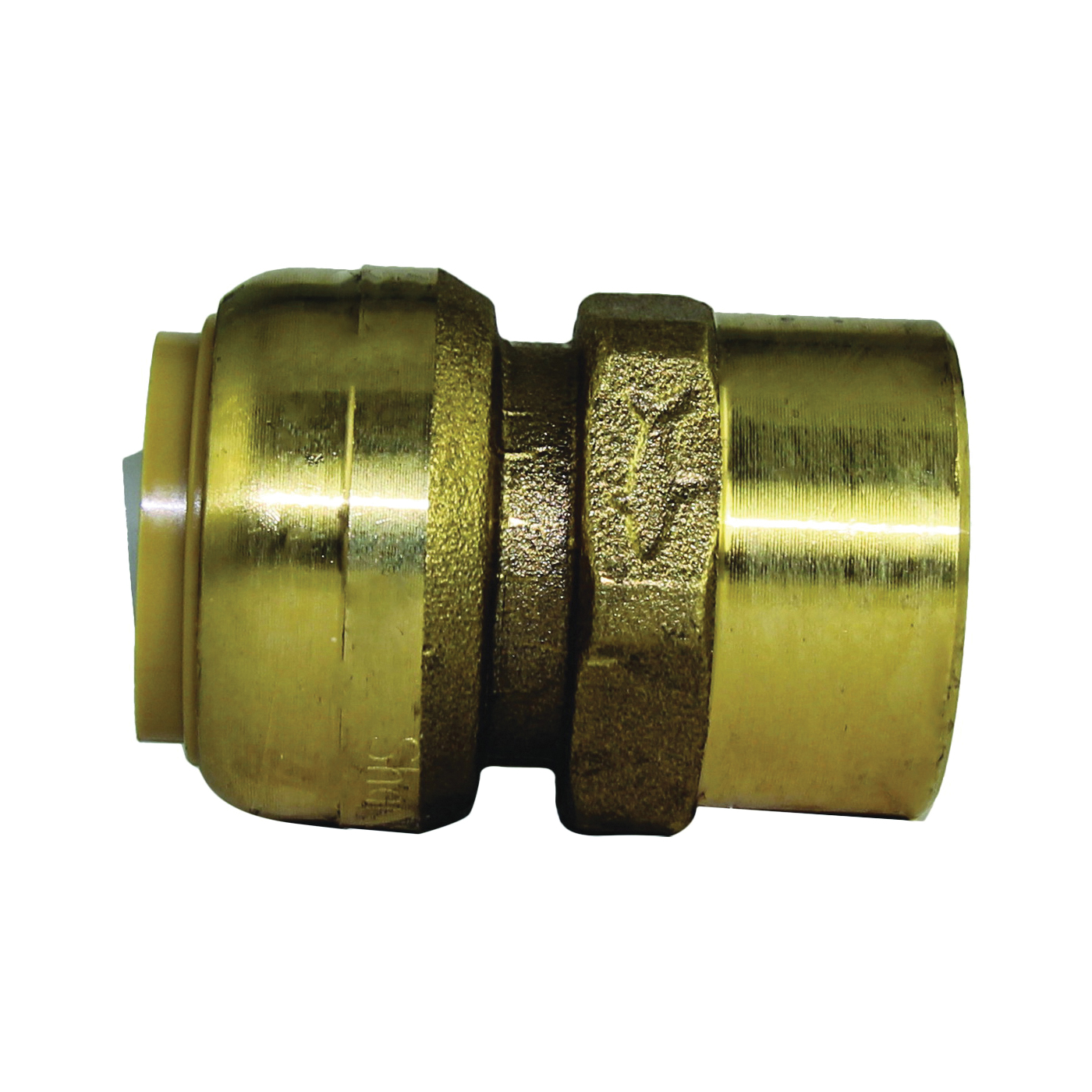 SharkBite U088LFA Pipe Connector, 3/4 in, FNPT, Brass, 200 psi Pressure - 1