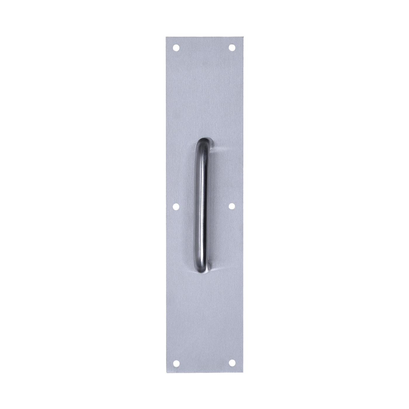 DT100067 Door Pull Plate, 3-1/2 in W, 15 in H, Stainless Steel, Satin