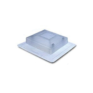 5975C Shed Light Roof Vent, 20.44 in OAL, 19.44 in OAW, 75 sq-in Net Free Ventilating Area, Polypropylene