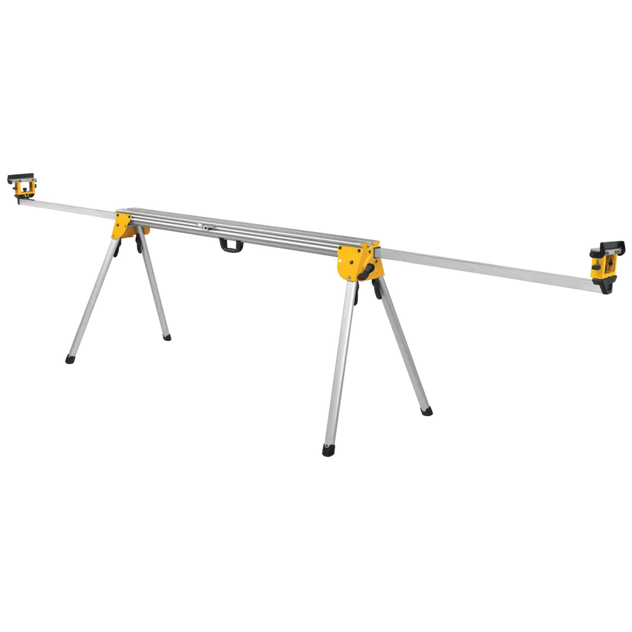 DEWALT DWX723 Miter Saw Stand, 500 lb, 151 in W Stand, 32 in H Stand, Aluminum, Black/Yellow - 3