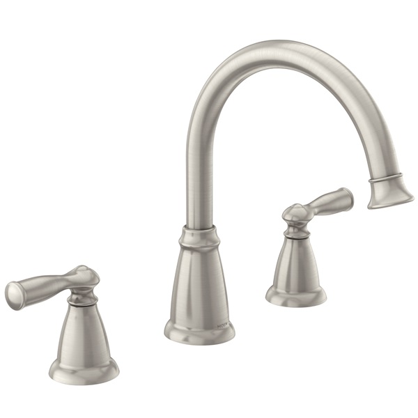 Banbury Series 86924SRS Tub Faucet, 2-Faucet Handle, Metal, Nickel Plated