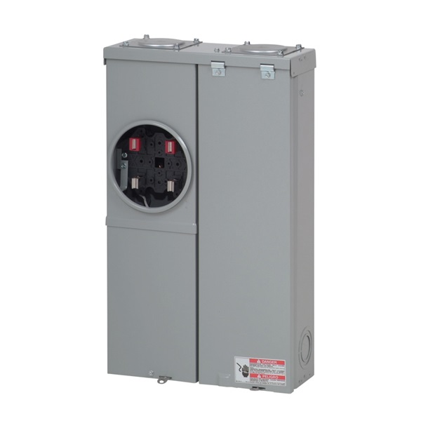 Cutler-Hammer MBE24L125BTS Meter Breaker, 125 A, 2 -Space, 4 -Circuit, Main Lug, NEMA 3R Enclosure - 2