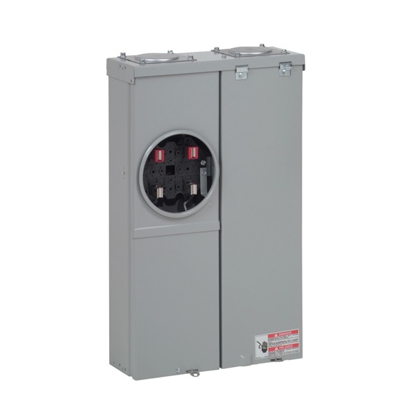 Cutler-Hammer MBE24L125BTS Meter Breaker, 125 A, 2 -Space, 4 -Circuit, Main Lug, NEMA 3R Enclosure - 3