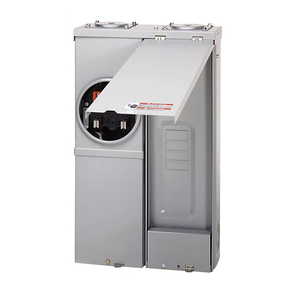 Cutler-Hammer MBE24L125BTS Meter Breaker, 125 A, 2 -Space, 4 -Circuit, Main Lug, NEMA 3R Enclosure - 4