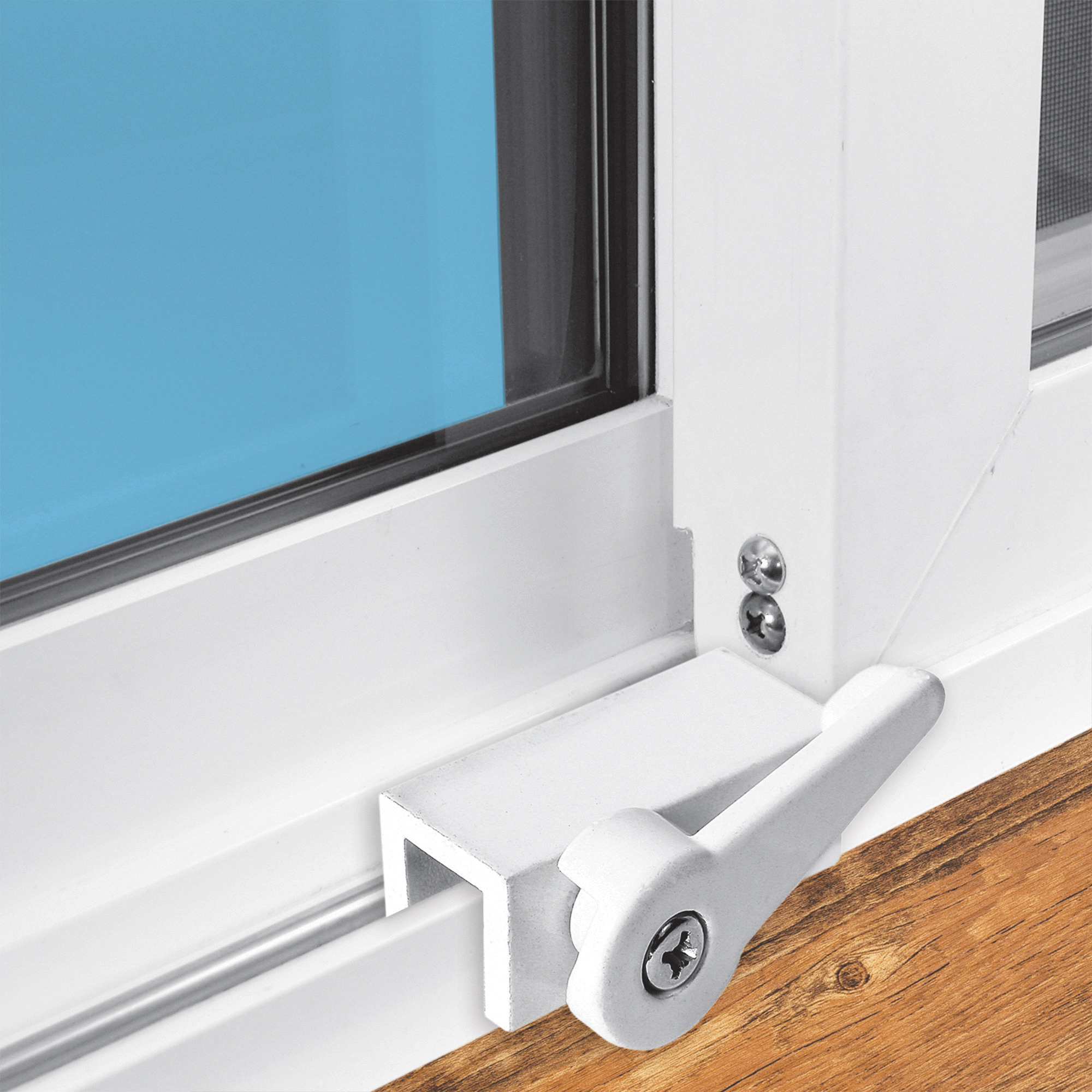 Prime-Line U 9825 Cam Action Lock, 1-3/4 in L Handle, Aluminum - 2