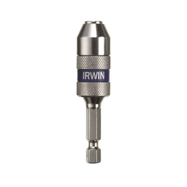 4935703 Bit Holder, 1/4 in Shank, Hex Shank, 2-1/2 in L, Carbon Steel