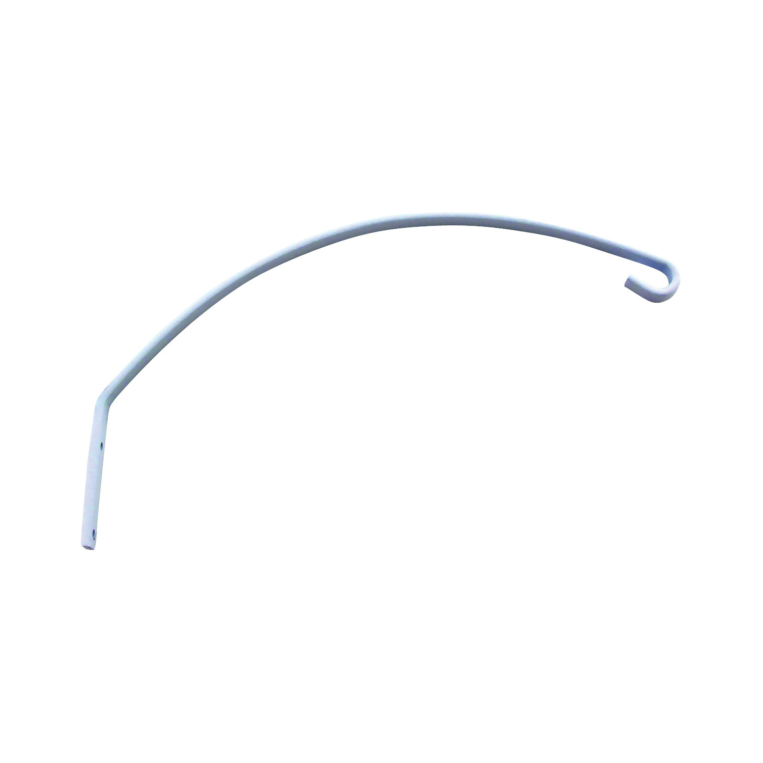 GB0153L Planter Bracket, 15-1/4 in L, Steel, White, White, Wall