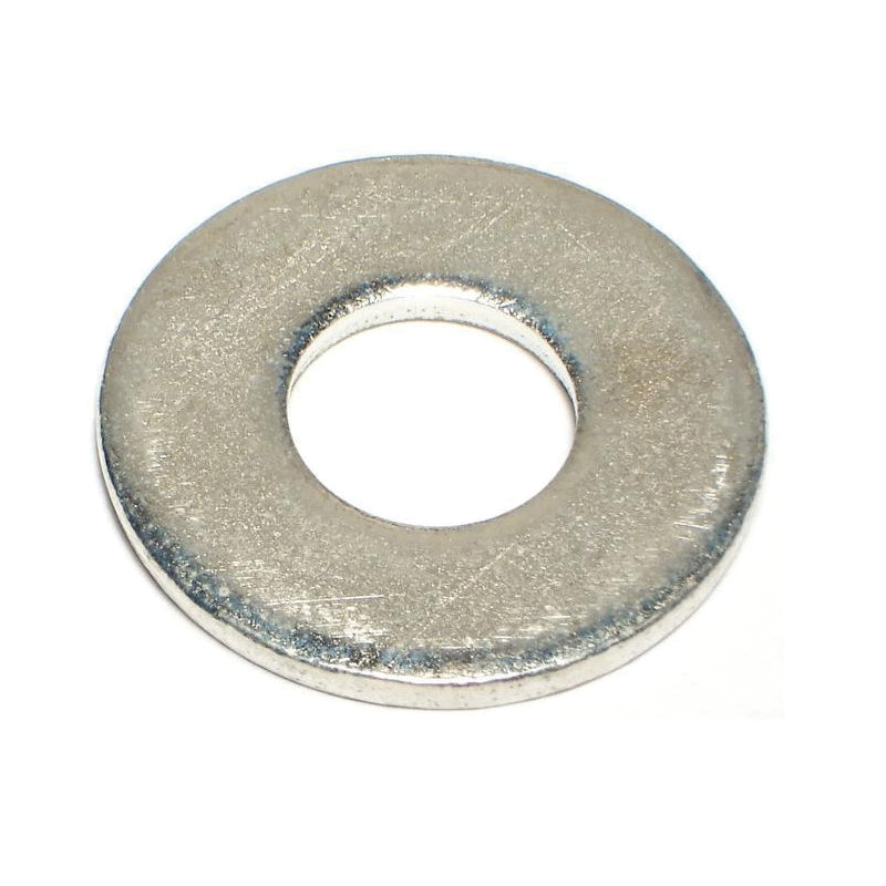 03841 Flat Washer, 9/16 in ID, Steel, Zinc-Plated, 2 Grade