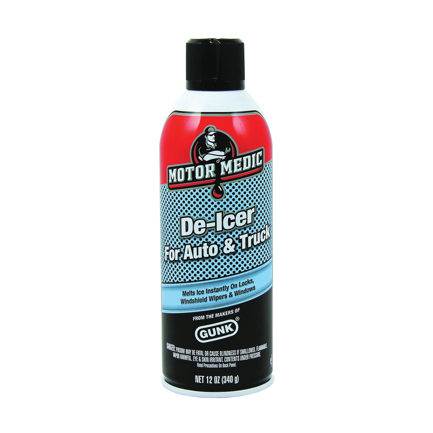 DE1 Windshield De-Icer, 12 oz, Liquid, Alcohol