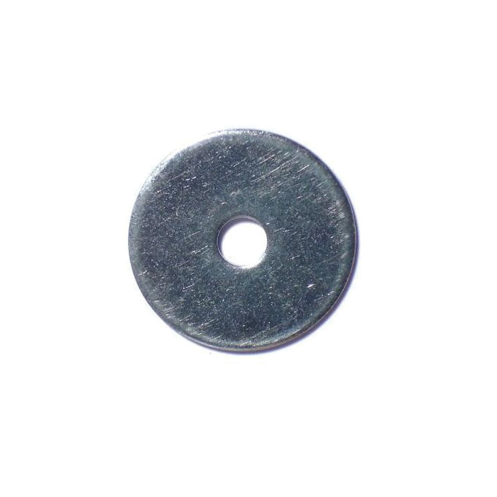03925 Fender Washer, 3/16 in ID, 1 in OD, 1/16 in Thick, Steel, Zinc-Plated, 2 Grade, 1.35 oz Package