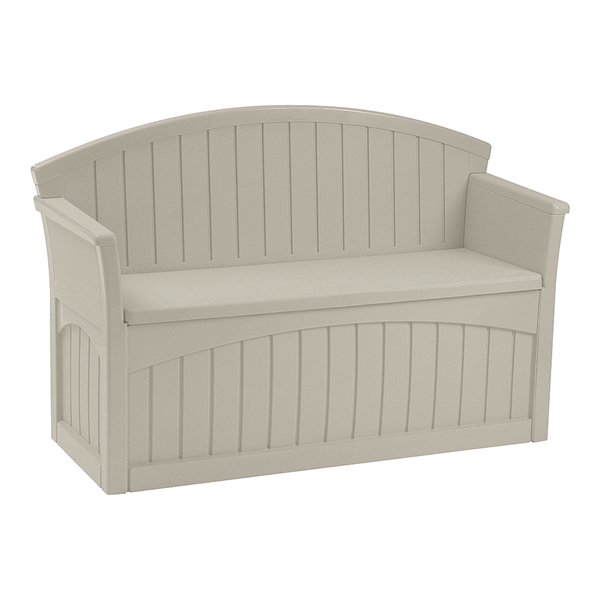 PB6700 Patio Bench, 52-3/4 in W, 21 in D, 34-1/2 in H, Resin Seat