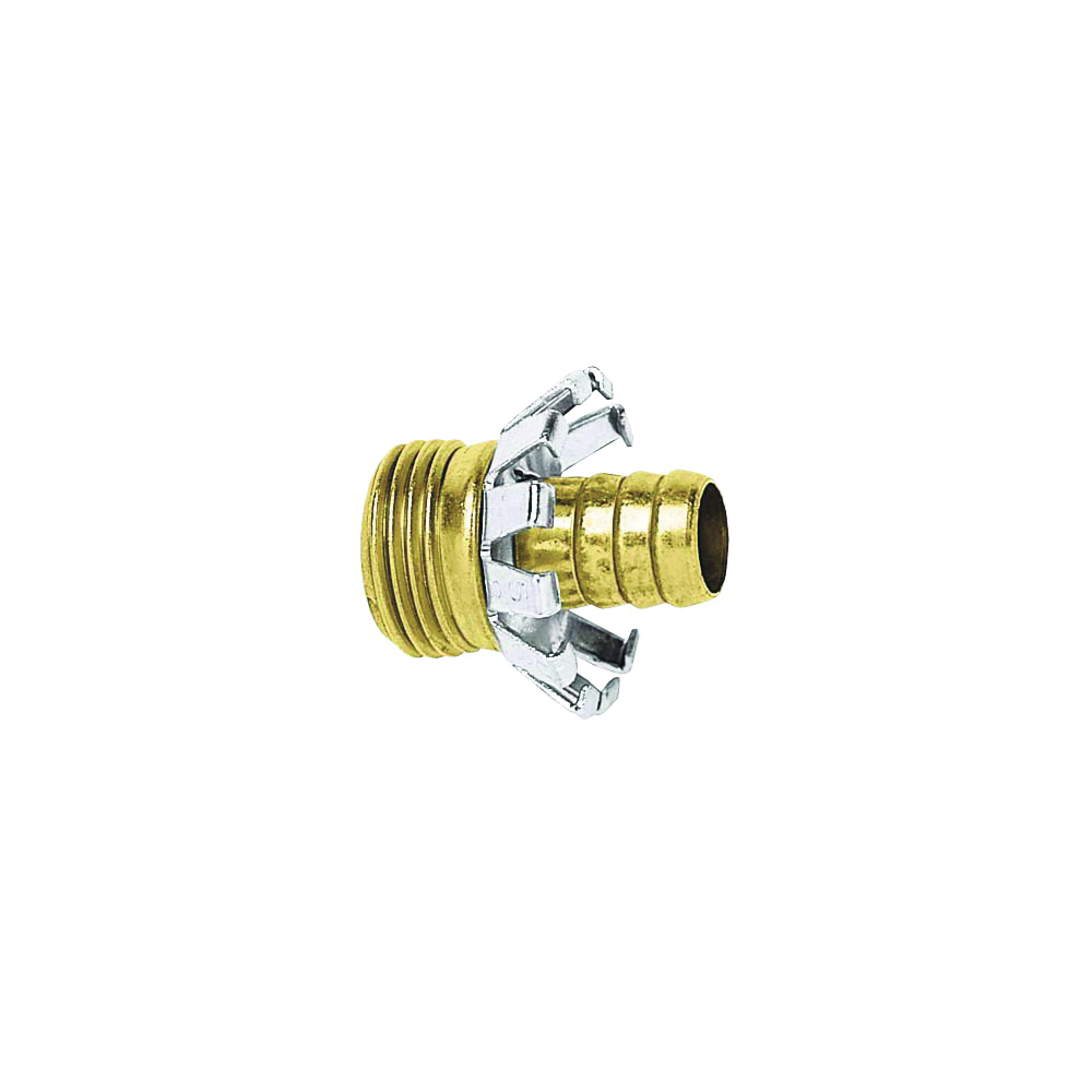 858014-1001 Hose Coupling, 5/8 in, Male, Brass