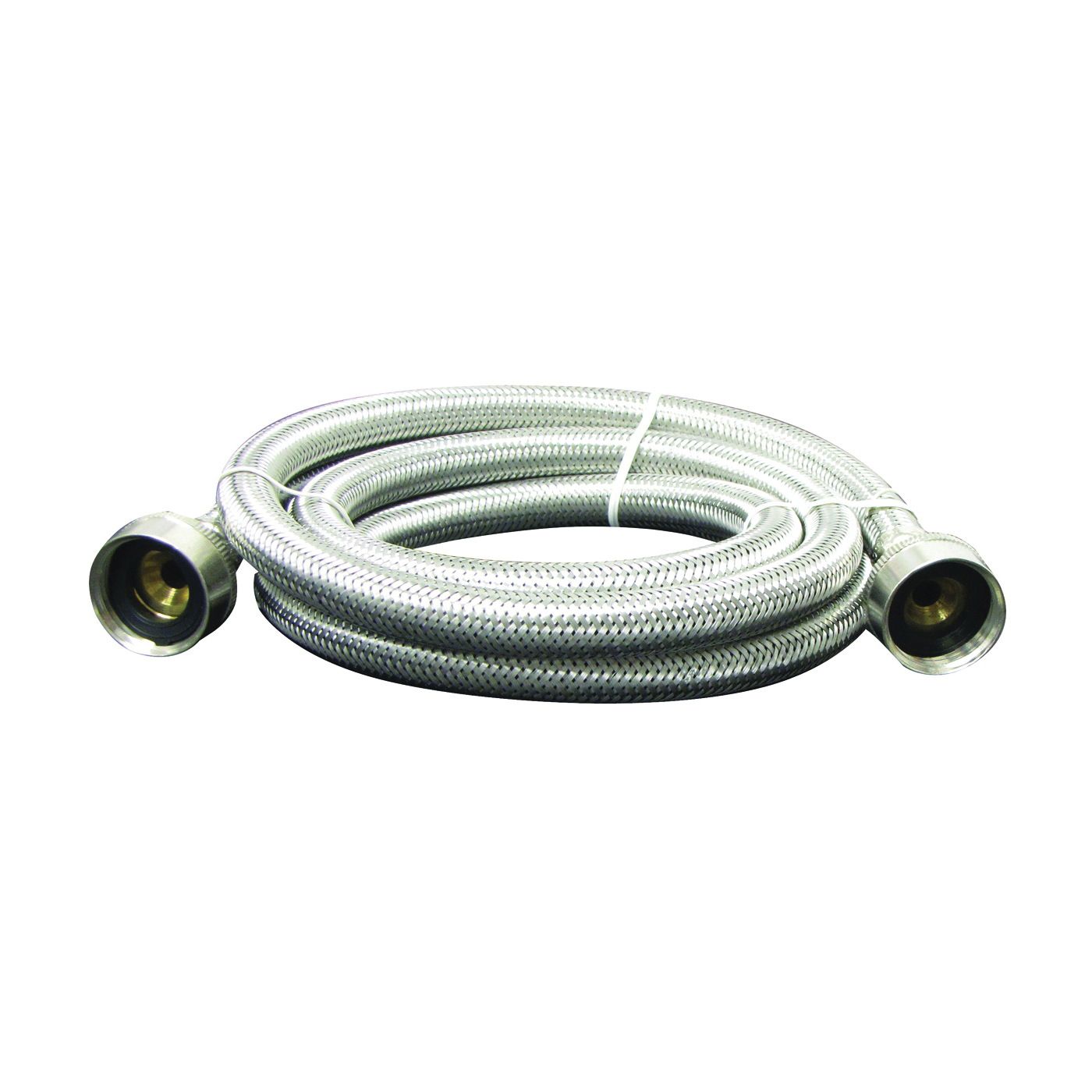 PP22816 Washing Machine Discharge Hose, 3/4 in ID, 6 ft L, FGH, Stainless Steel