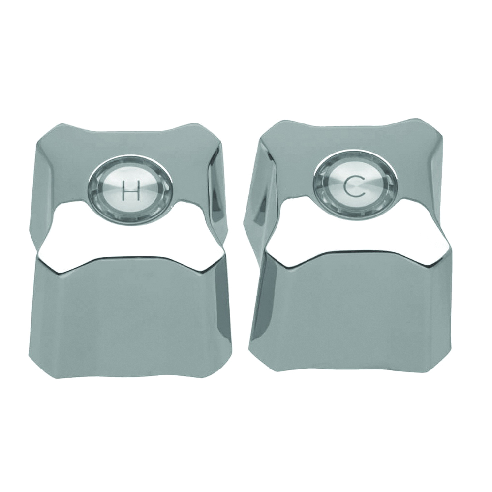 88768 Faucet Knob Handle, Zinc, Chrome-Plated, For: Kohler Trend Two Handle Tub/Shower Faucets