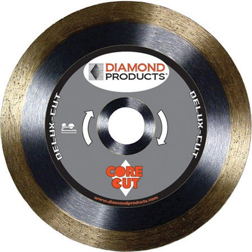 20675 Circular Saw Blade, 4-1/2 in Dia, 7/8 in Arbor, Diamond Cutting Edge, Applicable Materials: Tile