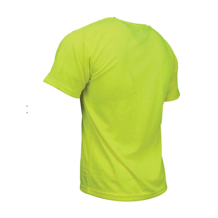 Radians ST11-NPGS-XL Lightweight, Pullover Safety T-Shirt, XL, Polyester, High-Visibility Green, Crew Neck, Short Sleeve - 2