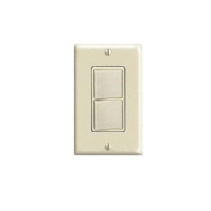Decora C22-05679-00W Rocker Switch, 15 A, 120/277 V, SPST, Lead Wire Terminal, Thermoplastic Housing Material, White - 1