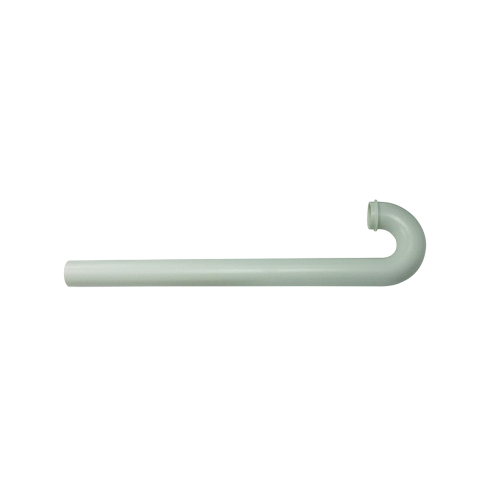 PP66-12W Floor Tube, 1-1/2 in, Slip-Joint, Plastic, White