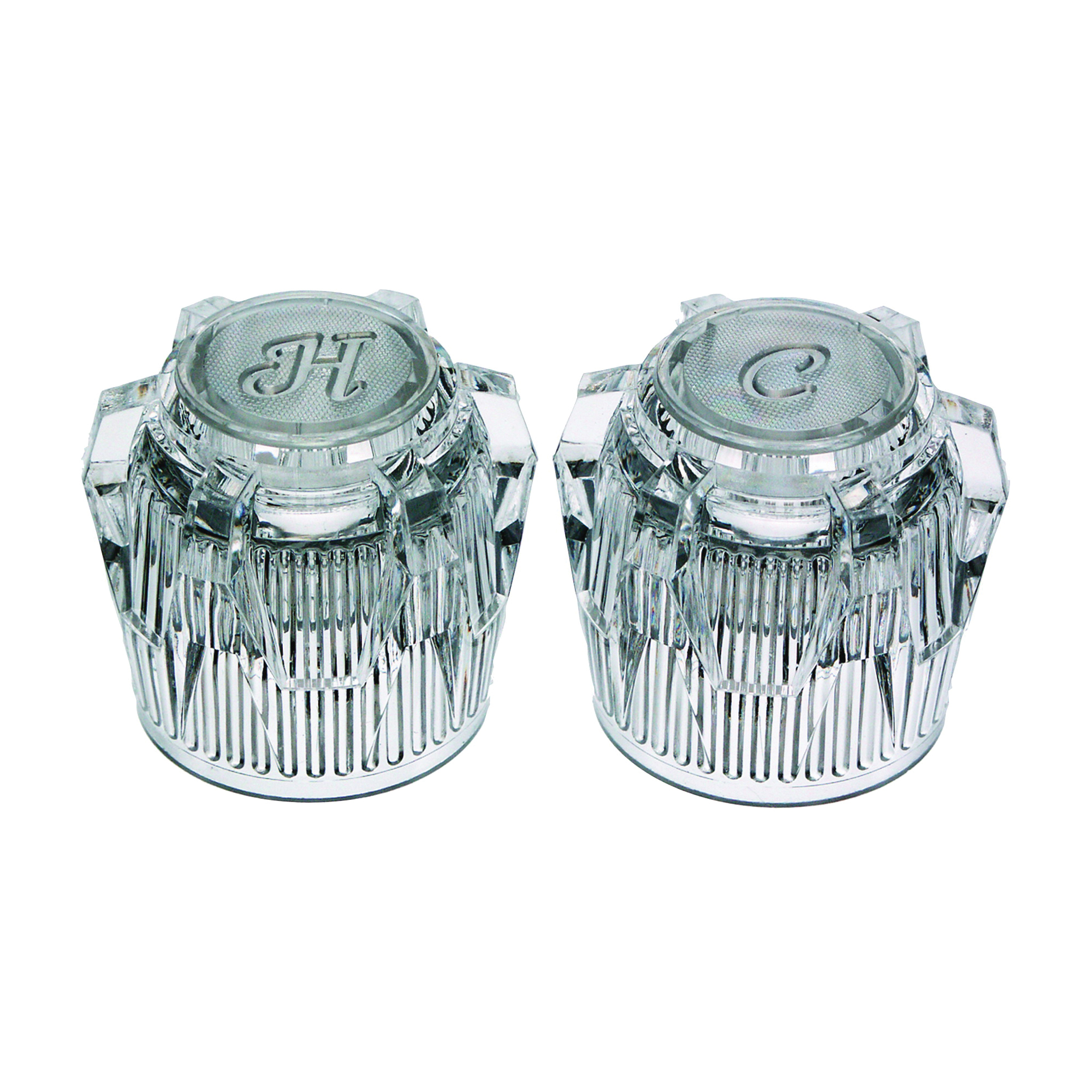 88170 Faucet Knob Handle, Acrylic, For: Phoenix Two Handle Mobile Home Kitchen, Lavatory and Tub/Shower Faucets