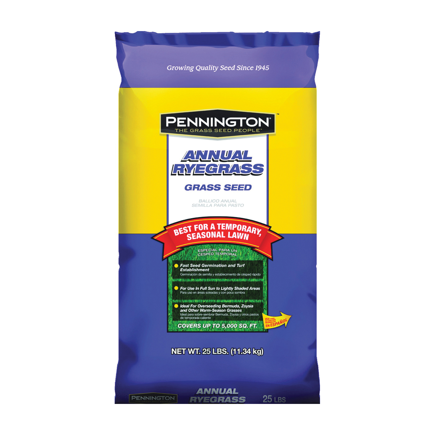 100082633 Annual Ryegrass Seed, 25 lb