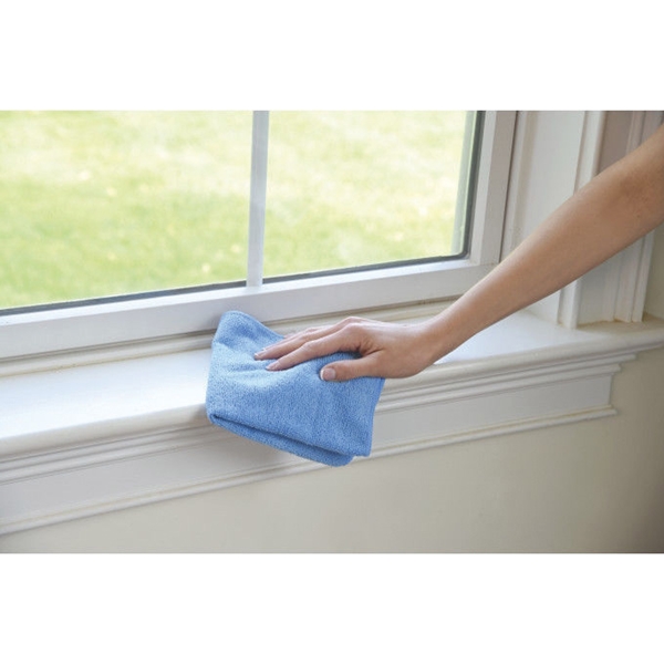 Quickie 490-24RM Microfiber Cloth Towel, 14 in L, 14 in W, Microfiber Cloth - 2