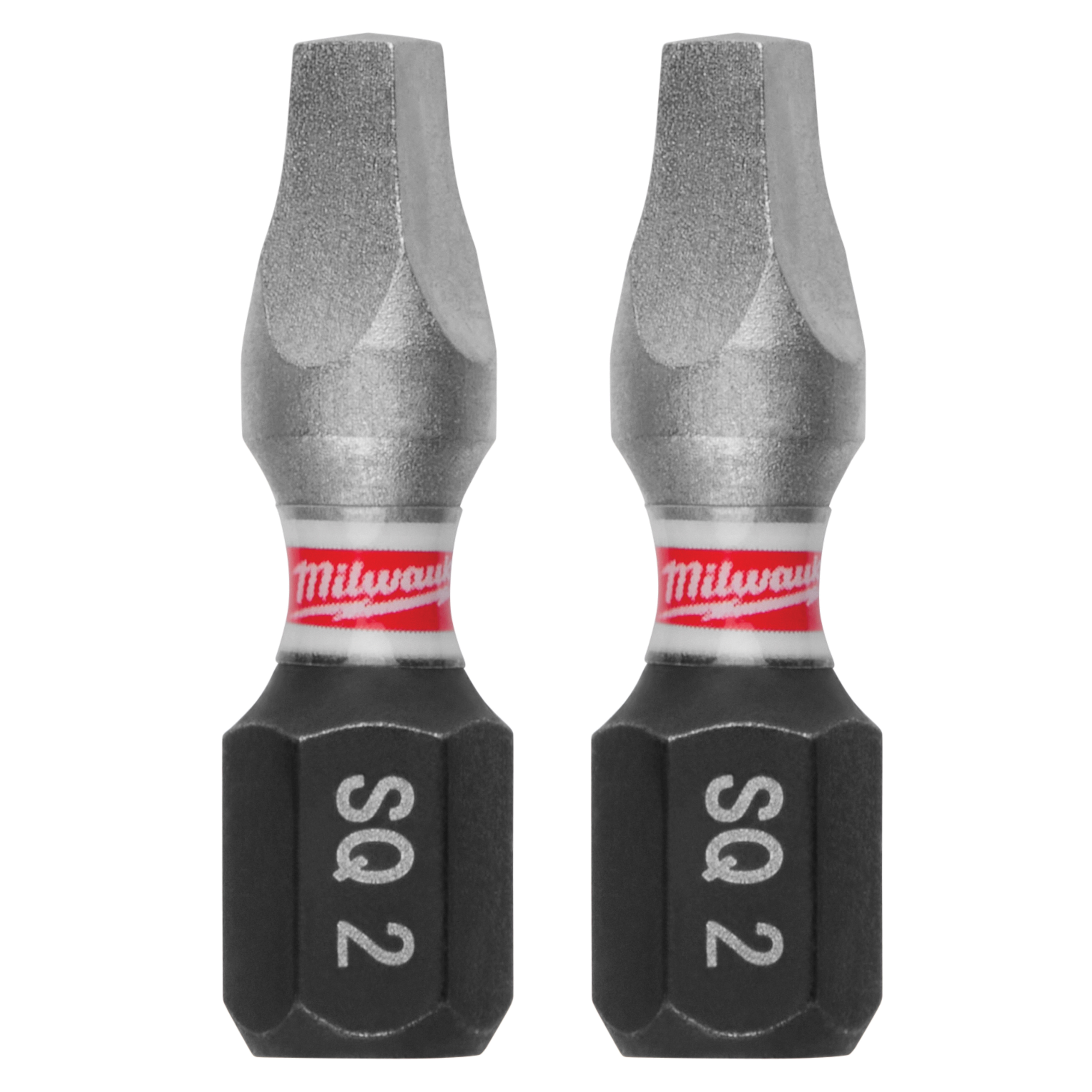 SHOCKWAVE 48-32-4422 Impact-Duty Screwdriver Insert Bit, #2 Drive, Square Recess Drive, 1/4 in Shank, 1 in L