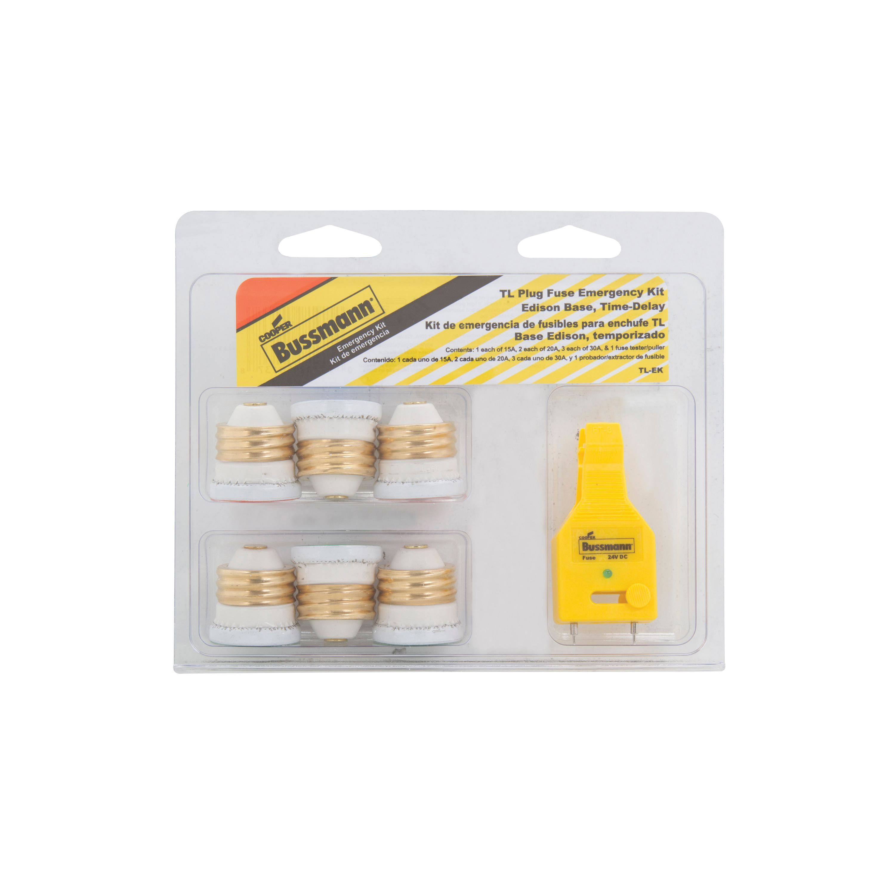 TL Series TL-EK Fuse Kit, 125 V, TL, Emergency Fuse