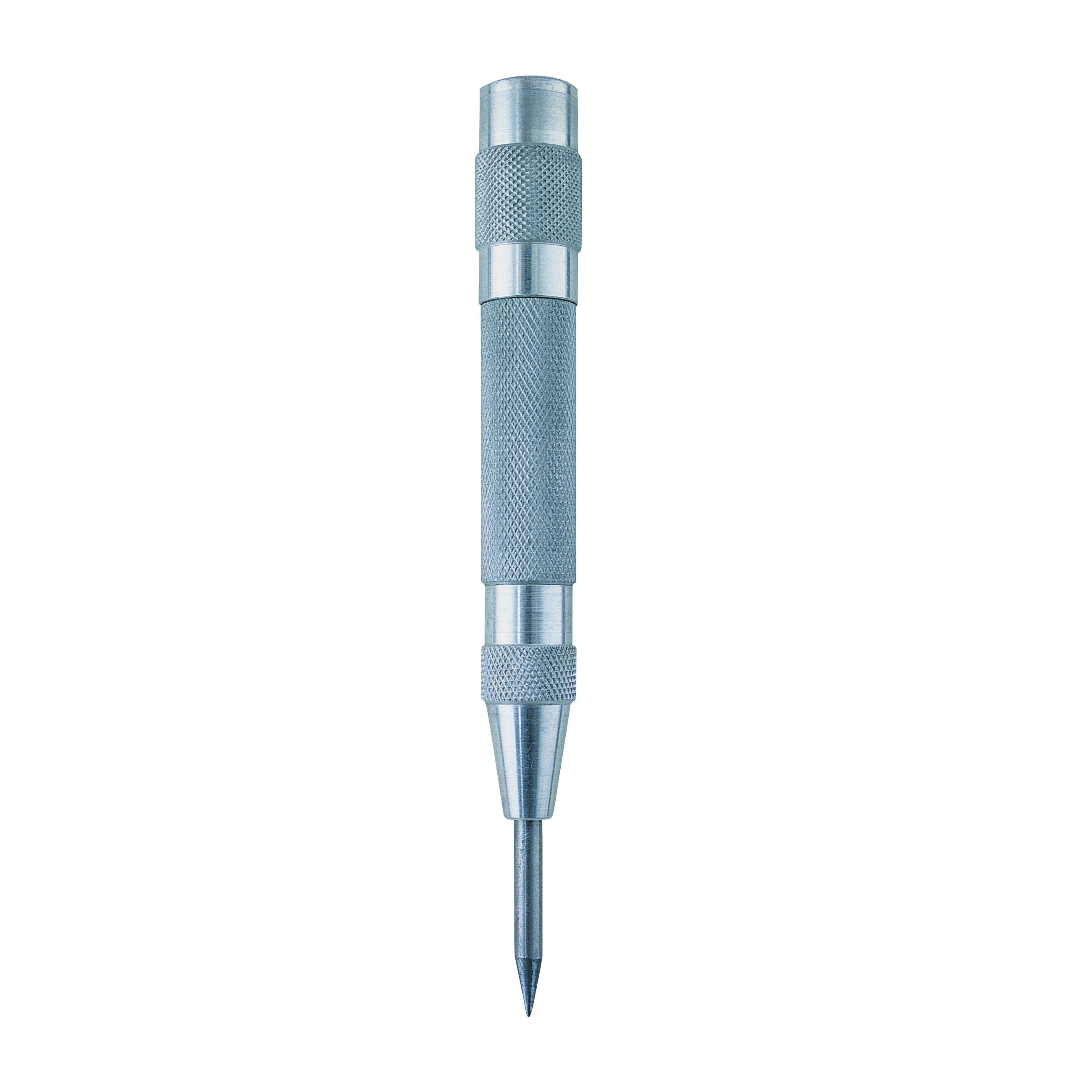 70079 Center Punch, 1/2 in Tip, 5 in L, Round Shank, Aluminum