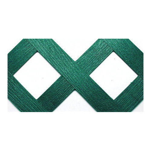 79910 Classic Lattice, 8 ft L, 4 ft H, Diamond Mesh, 2-3/4 in Mesh, Plastic, Green