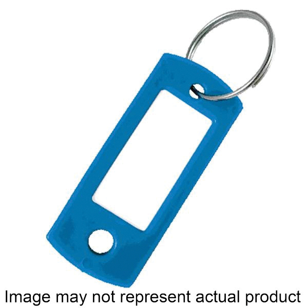 Hy-Ko KT138 Key Identification Tag with Split Ring, Plastic, 75 pc Tub, Assorted