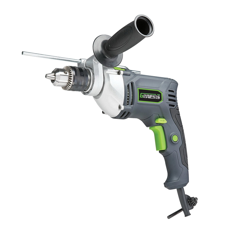 GHD1275 Hammer Drill, 6 A, Keyed Chuck, 1/2 in Chuck, 0 to 44,800 bpm, 0 to 3300 rpm Speed
