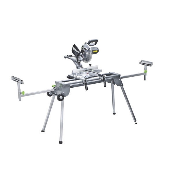 GMSS400W Miter Saw Stand, 400 lb, 41-1/4 to 110 in W Stand, 32-1/4 to 39 in H Stand, Steel