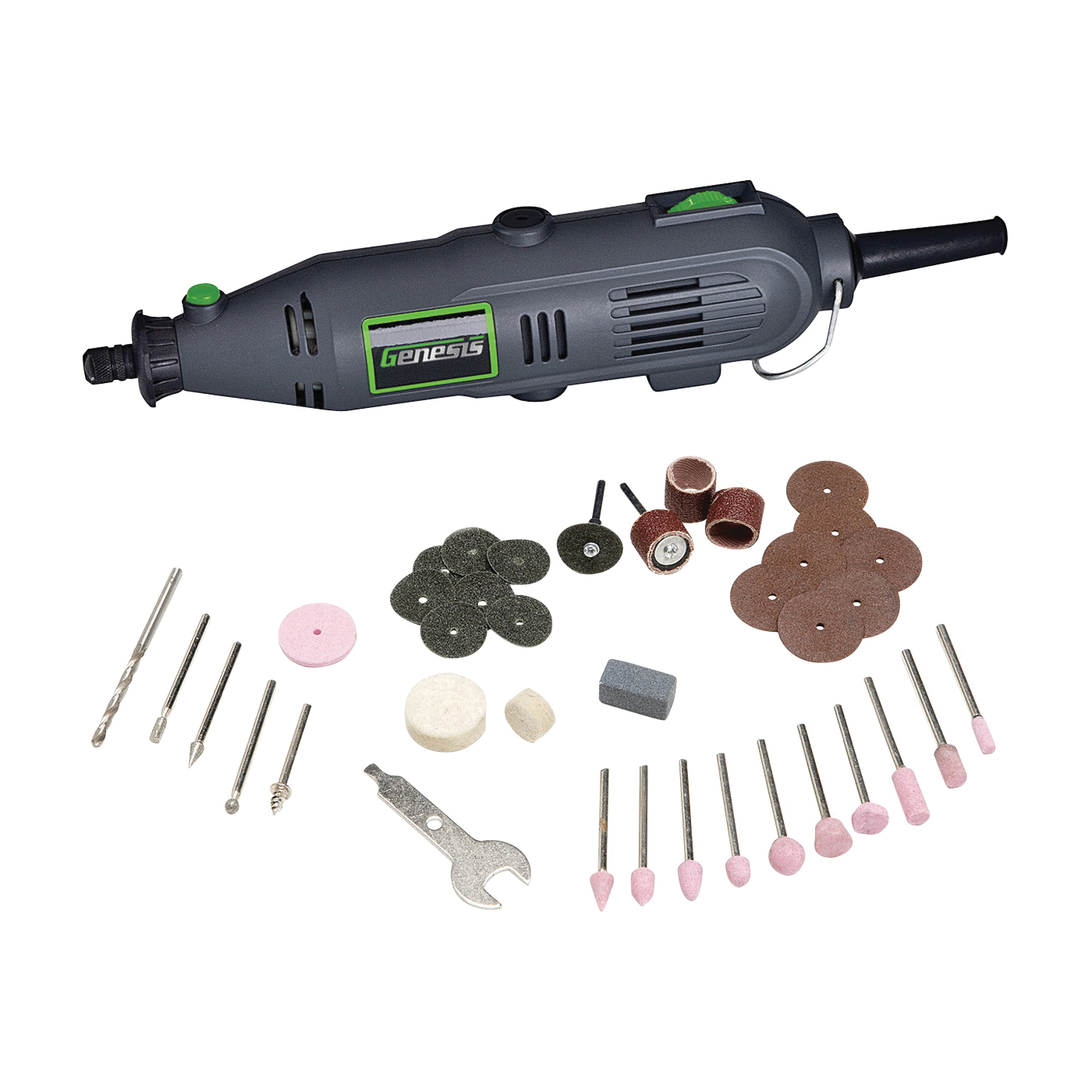 GRT2103-40 Rotary Tool, 1 A, 1/8 in Chuck, Keyless Chuck, 8000 to 30,000 rpm Speed