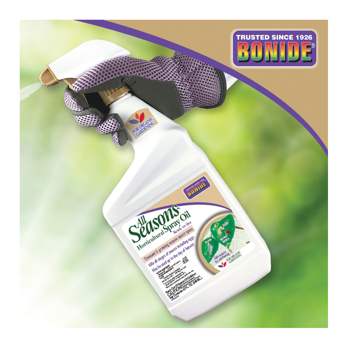Bonide All Seasons 214 Horticultural Spray Oil, Liquid, Spray Application, 1 qt