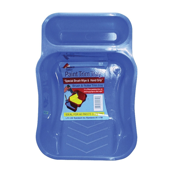 RM50 Paint Tray, 7-1/4 in L, 5 in W, 0.5 pt Capacity, Plastic, Blue