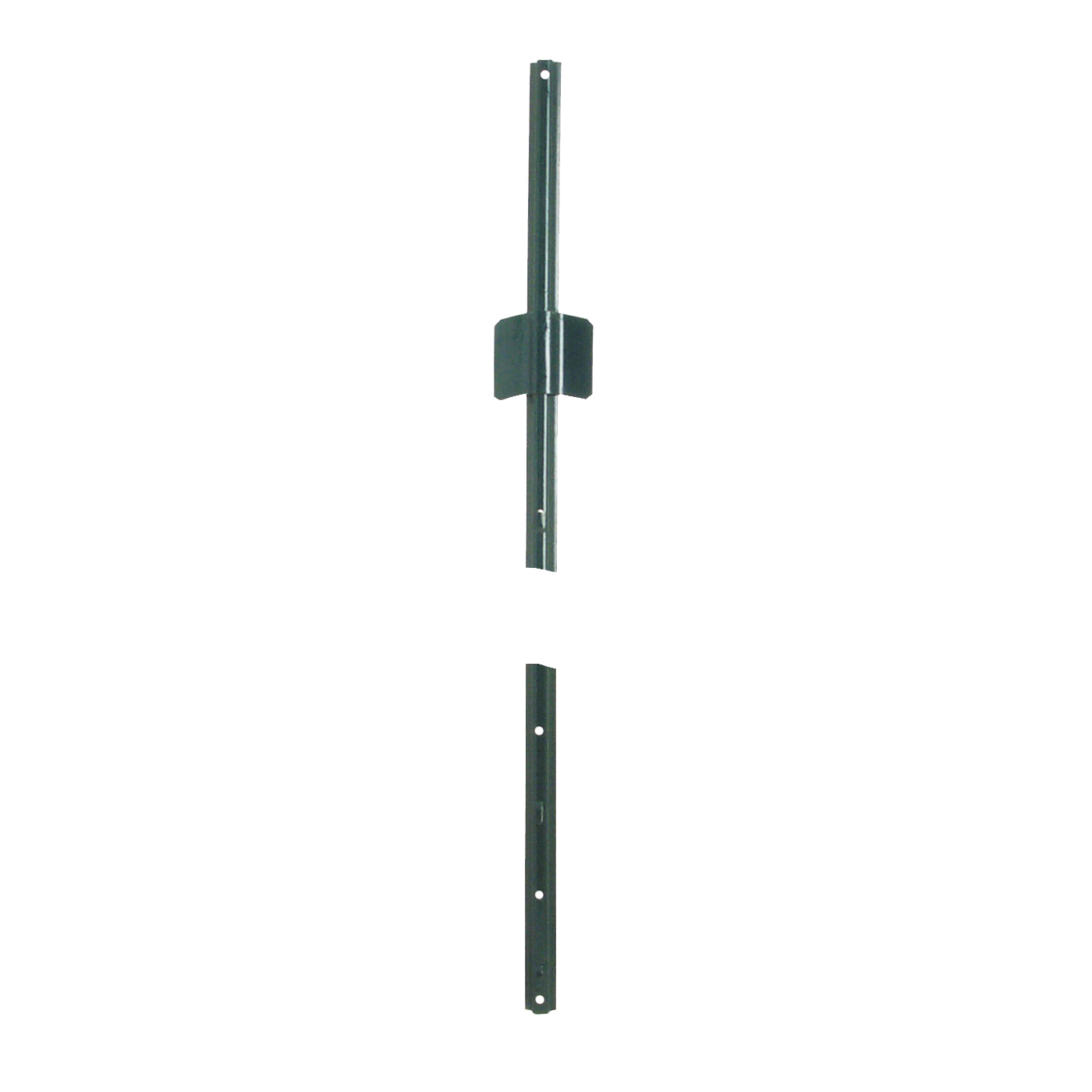 14026045 U-Post, 5 ft H, Steel, Green, Plain