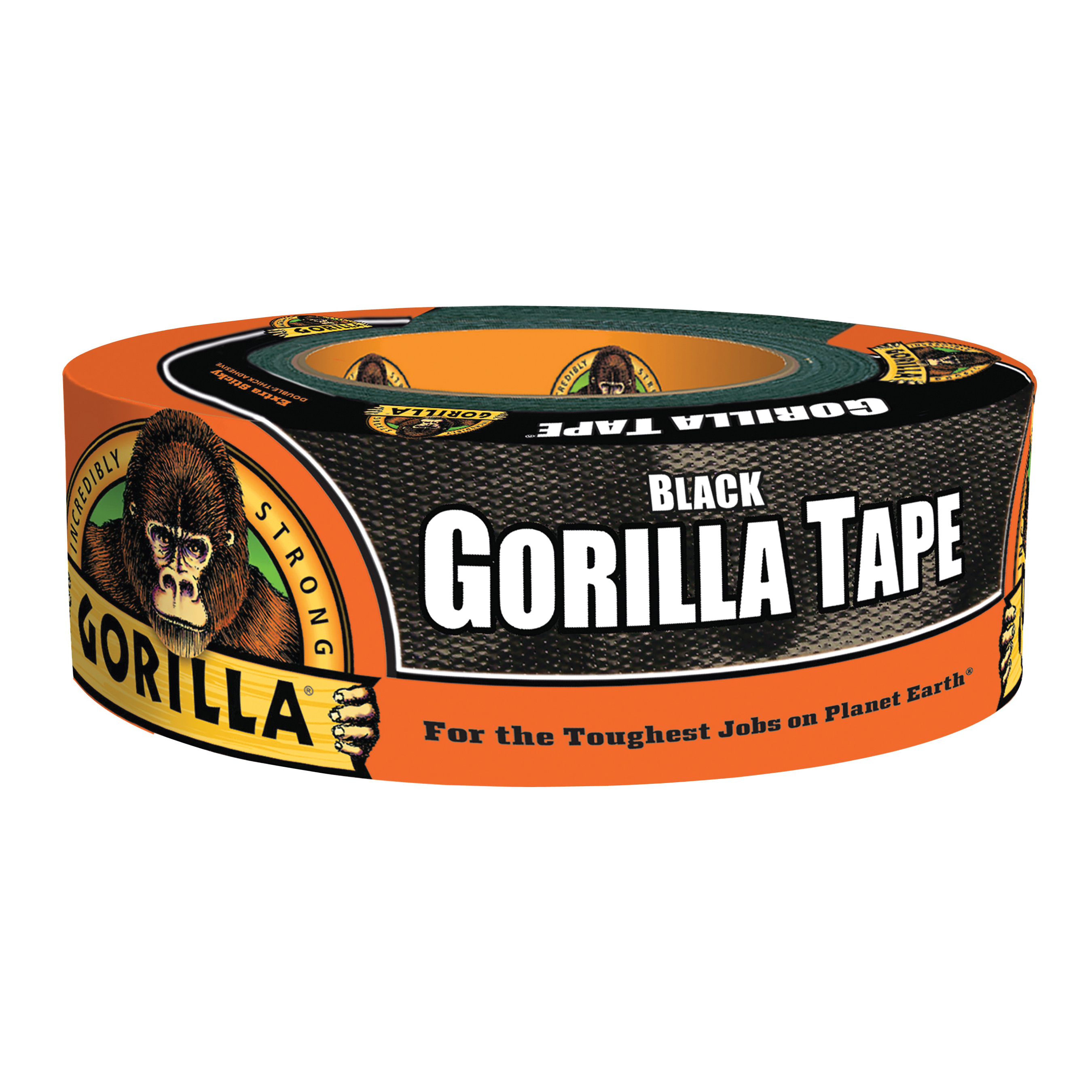 6035060 Duct Tape, 35 yd L, 2 in W, Black