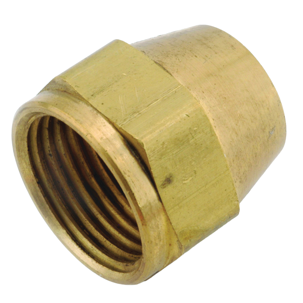 754014-04 Nut, 1/4 in, Flare, Brass