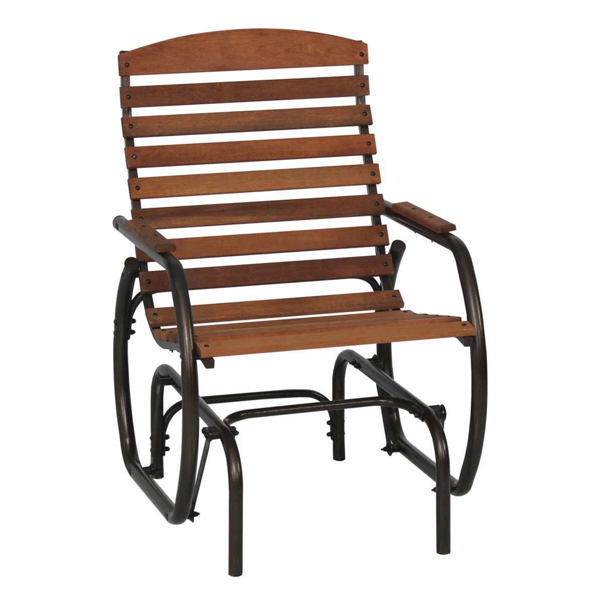 CG41Z Country Garden Glider, 29-1/2 in W, 24-1/2 in D, 37 in H, 250 lb Seating, Bronze Frame