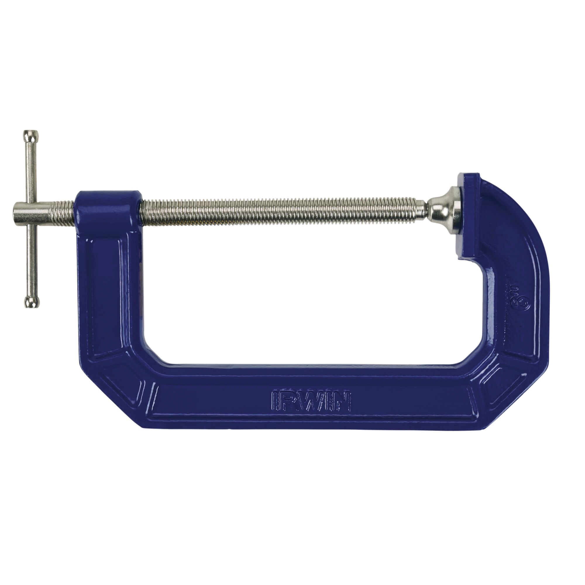 225106 C-Clamp, 900 lb Clamping, 6 in Max Opening Size, 3-1/2 in D Throat, Blue Body