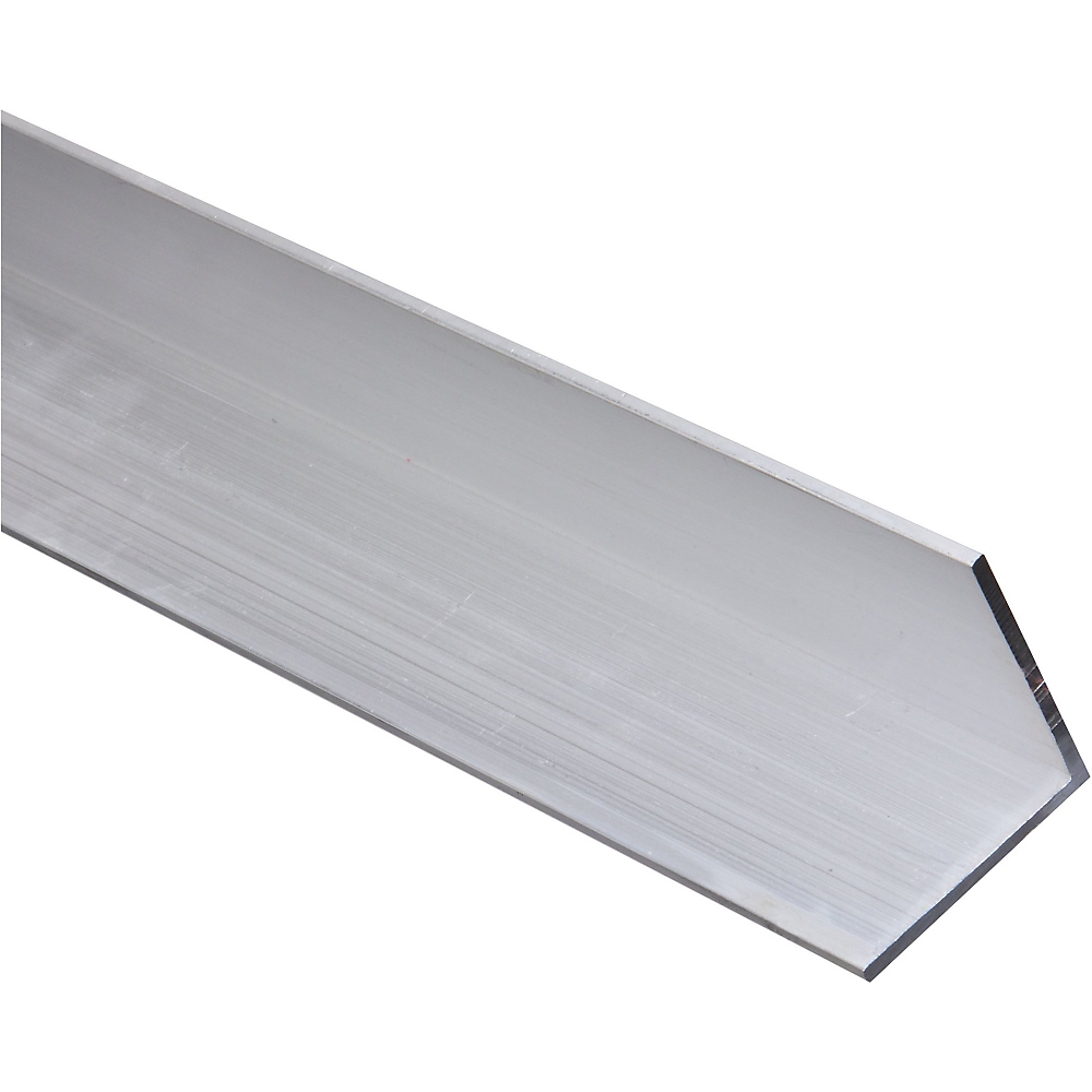 4204BC Series N247-486 Angle Stock, 2 in L Leg, 72 in L, 1/8 in Thick, Aluminum, Mill