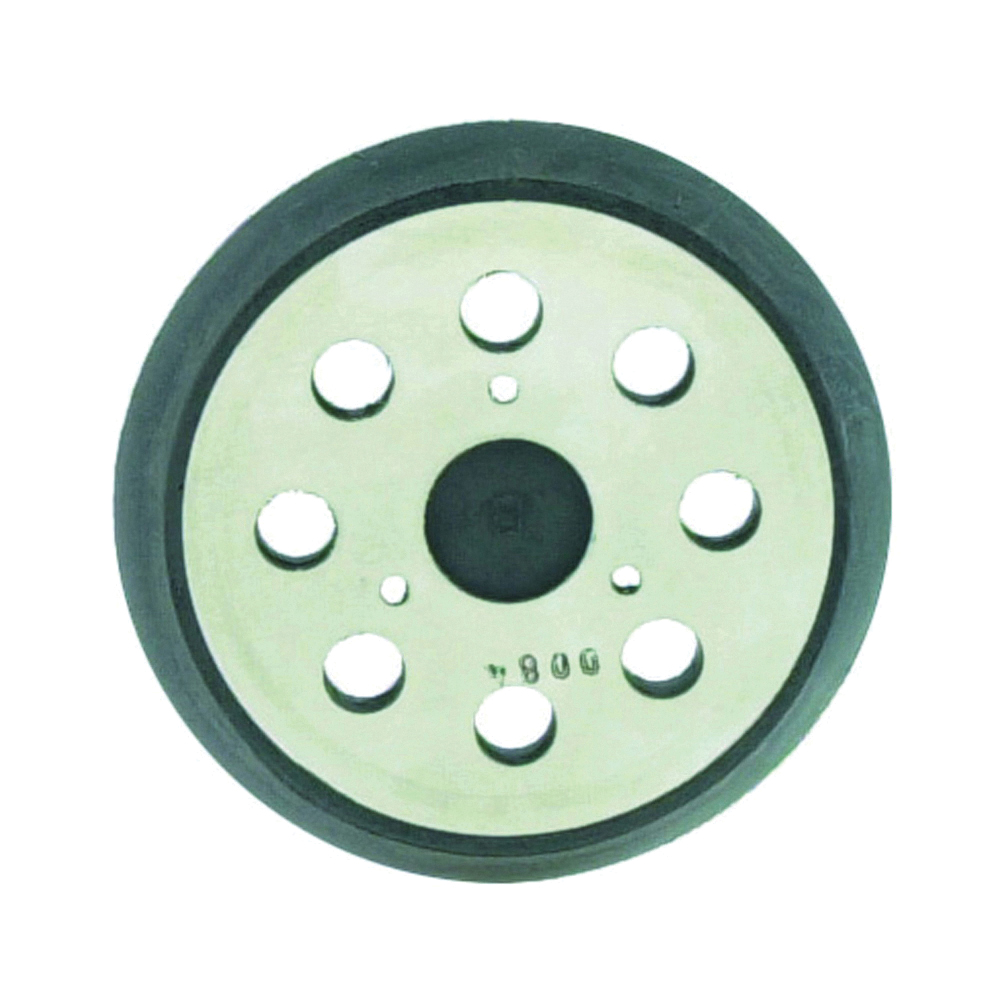 DW4388 Pad, 5 in Dia, 8-Hole, Hook and Loop, Foam