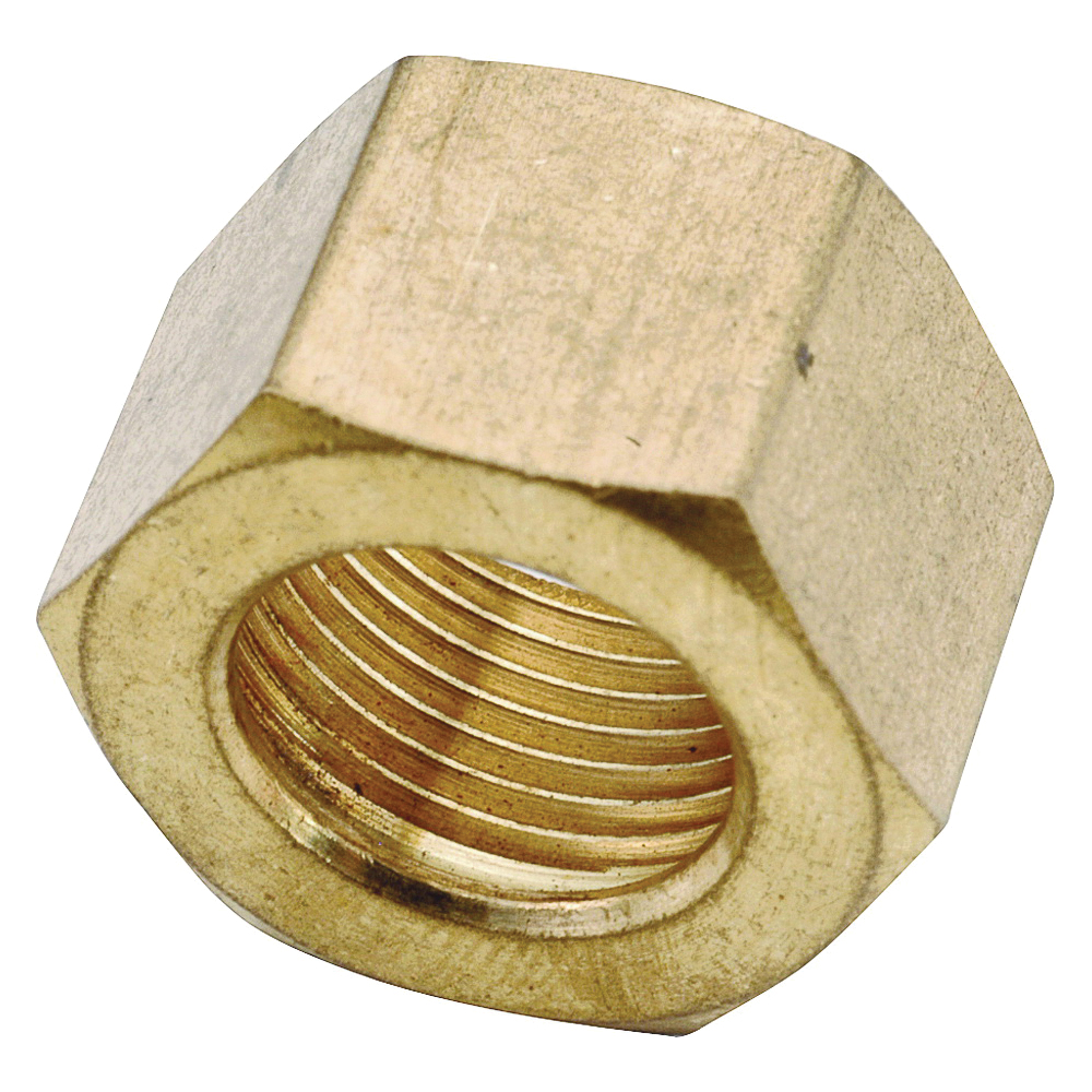 730061-08 Nut, 1/2 in, Compression, Brass