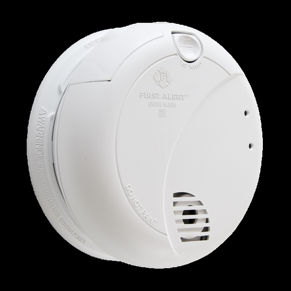 First Alert 7010B Smoke Alarm, 120 V, Photoelectric Sensor, 85 dB, White - 4