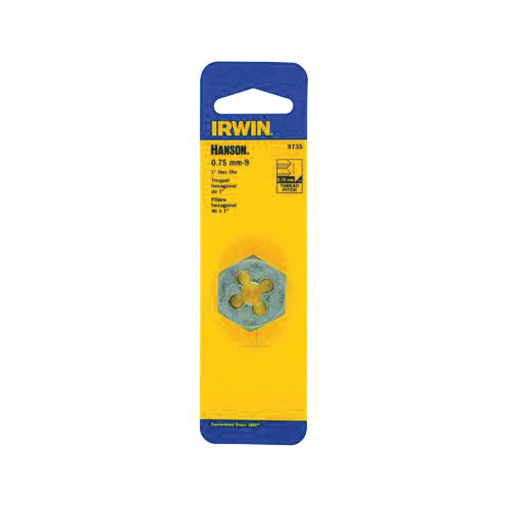 9734 Metric Die, M8-1.25 Thread, Fine Thread, Right Hand Thread, HCS