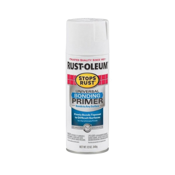 285011 Universal Bonding Primer, White, Flat/Matte, 12 oz