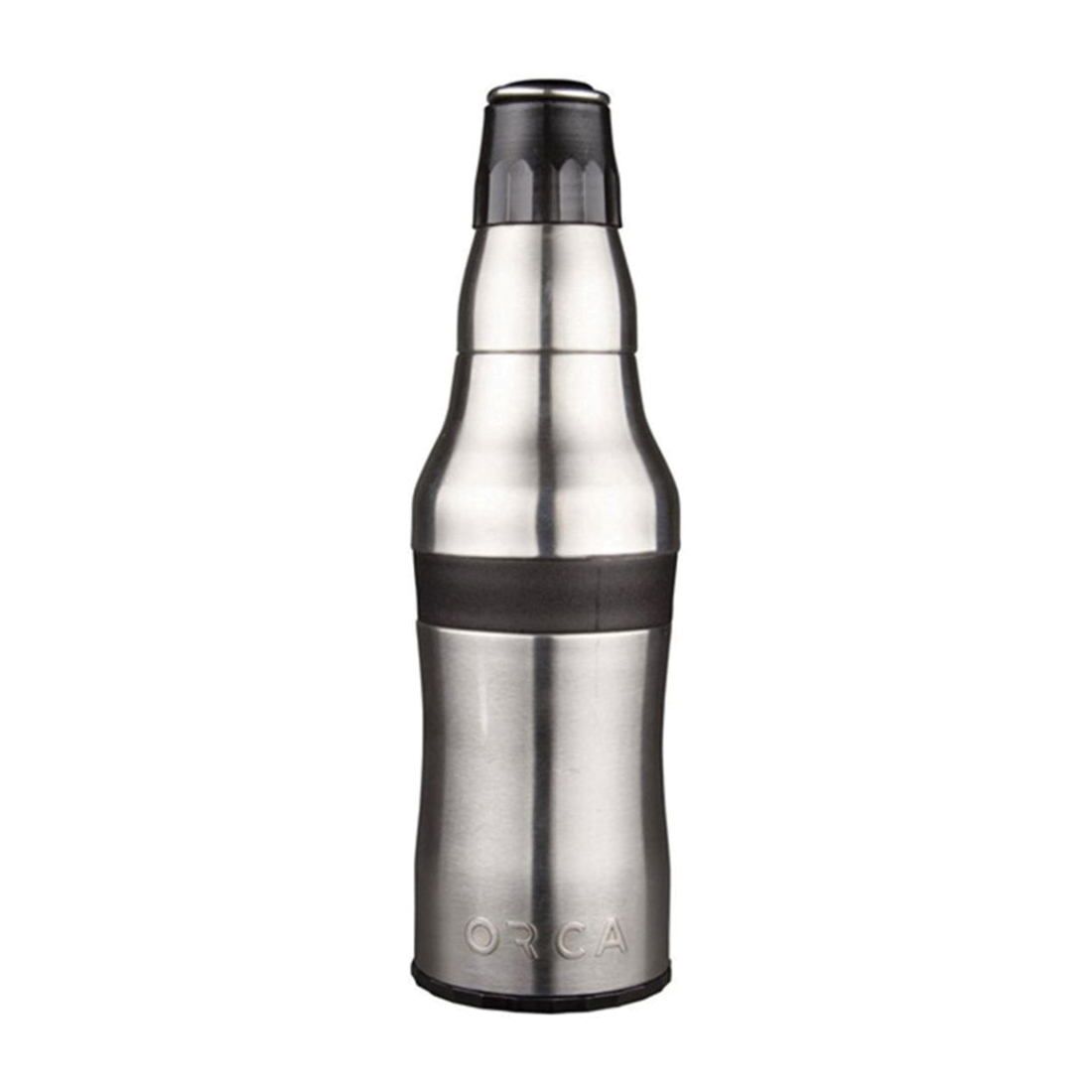 ORCA Rocket ORCROCK Bottle and Can Beverage Holder, 3-3/4 in Dia x 10-7/8 in H, 12 oz Can/Bottle, Stainless Steel - 2