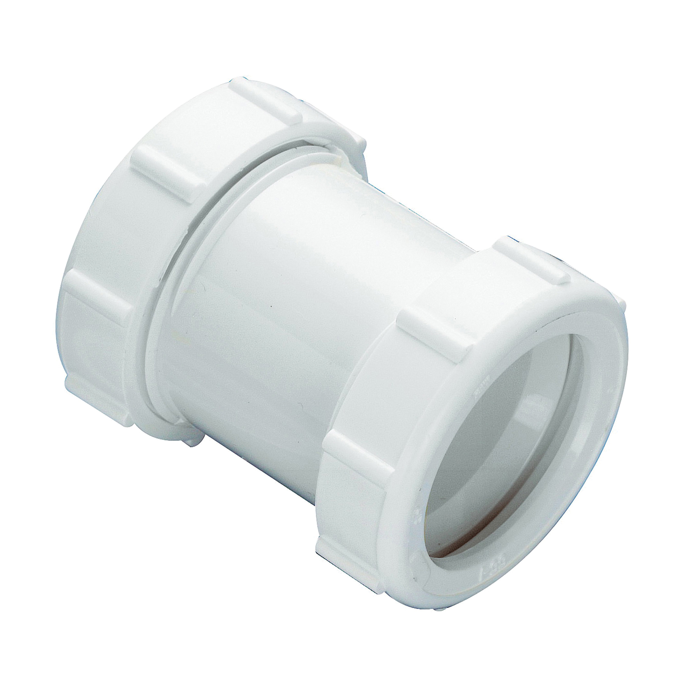PP55-4W Sink Drain Coupling, 1-1/2 in, Slip Joint, PVC, White, SCH 40 Schedule