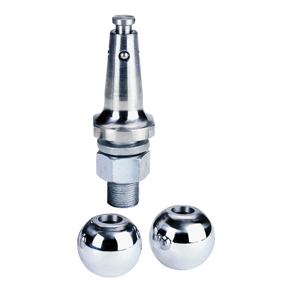 74307 Hitch Ball, 1-7/8 in Dia Ball, 3/4 in Dia Shank, 5000 lb Gross Towing, Steel
